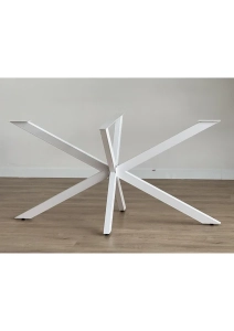 Ahtapot Beyaz Renk Metal Masa Yemek Masası Toplantı Masası Ayağı 150 x 78 x 71 cm
